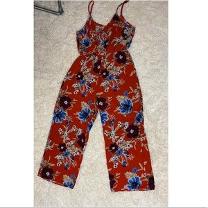Charlotte Russe size XL long pants floral romper